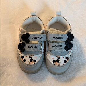 Disney Mickey Mouse Kids Sneakers - Black, White, Gray